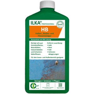 ILKA Badreiniger HB Hallenbad- und Fliesenreiniger, Konzentrat, gegen Kalk und Schmutz, 1 Liter