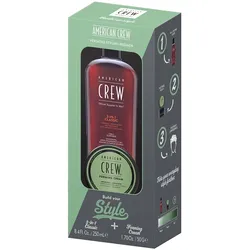American Crew Style Set (Cream 50g + Shampoo 250ml)