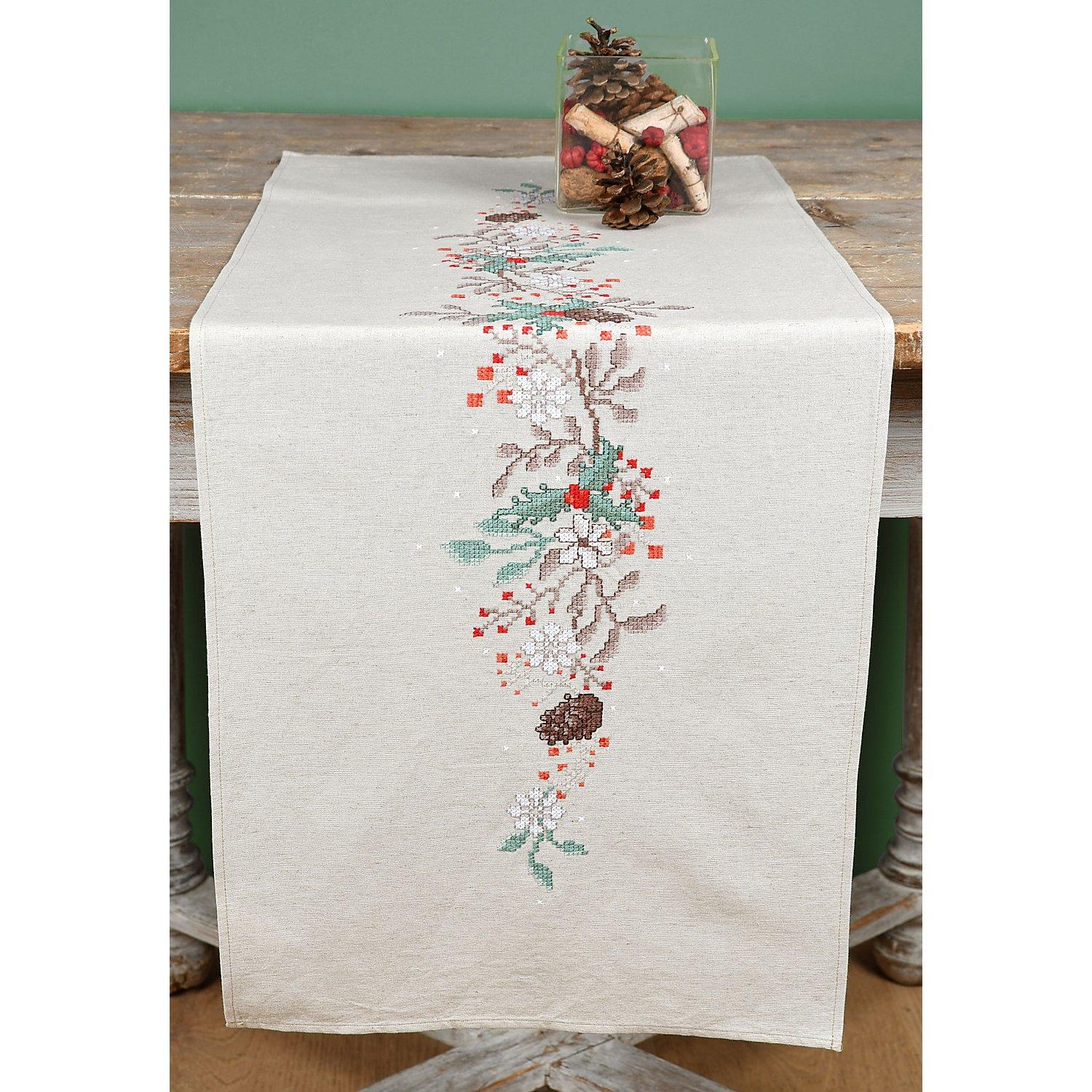 Stickläufer "Winterzeit"
