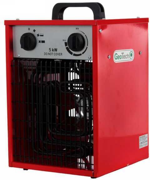 GeoTech EH 500 T - Generatore di aria calda elettrico con ventilatore - Trifase