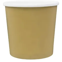MONOUSO - Kraft Pappbecher 750ml Ø11,7cm (25 Stück)