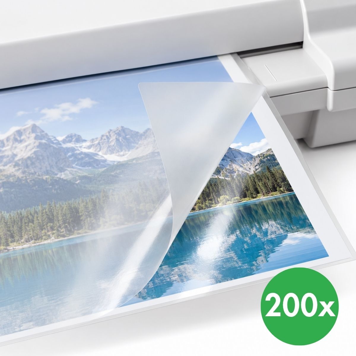 B2B Partner Laminierfolien 100 Mikron A3, Packung mit 200 Stück