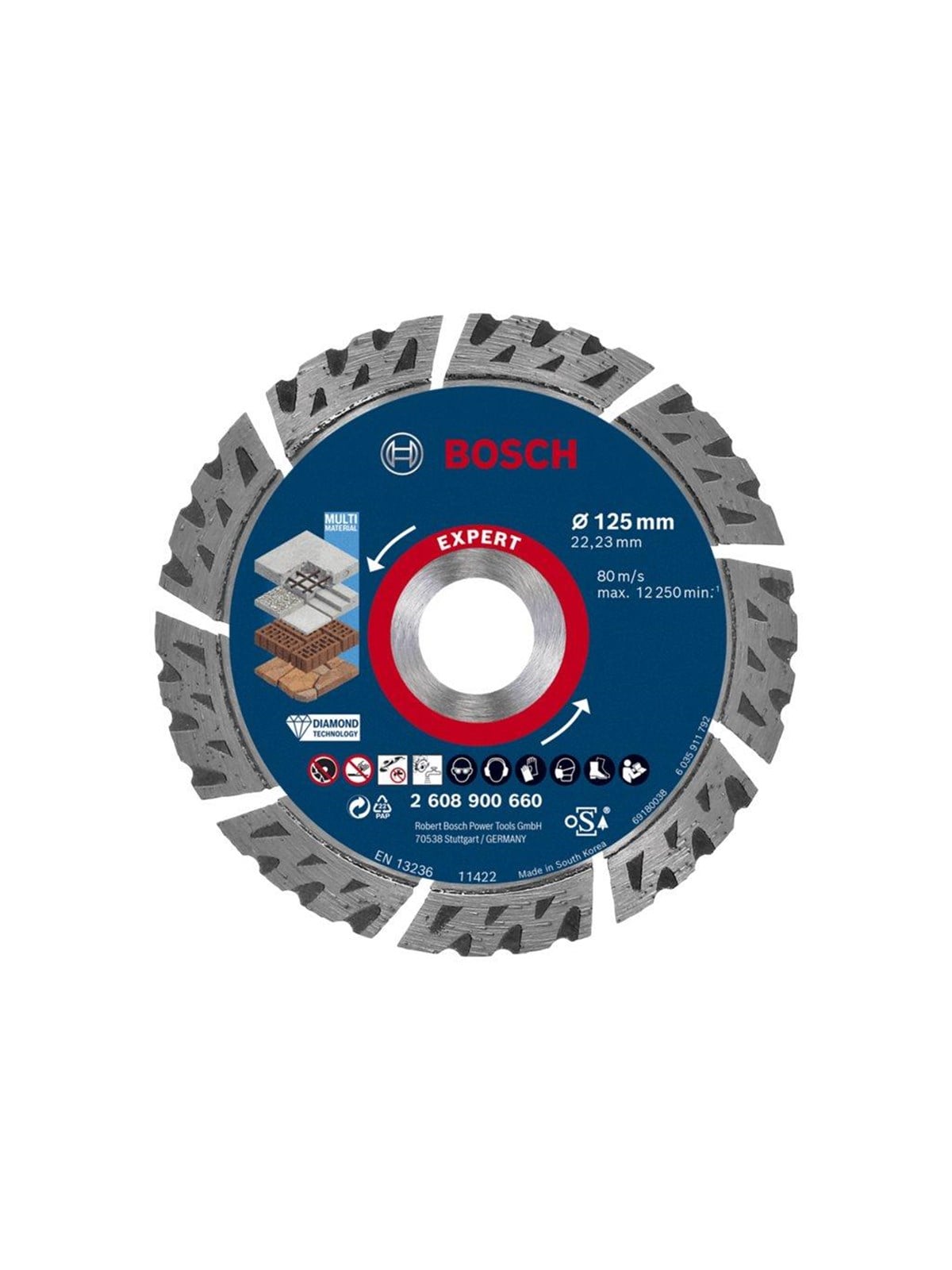 Bosch DIAMANTSKÆRESKIVE MULTI 125MM