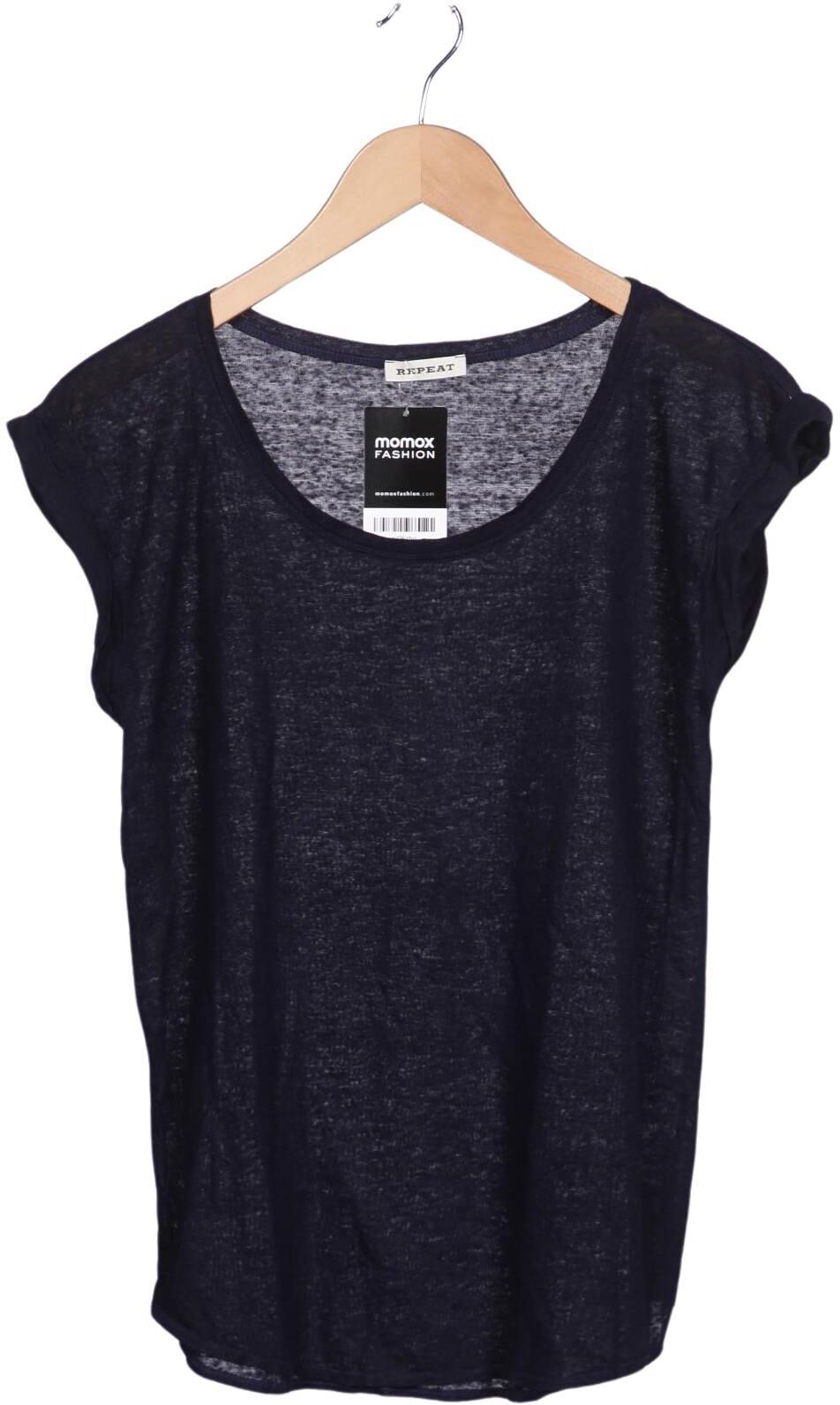 Repeat Damen T-Shirt, Marineblau, Gr. M, kein / Etikett - Second Hand