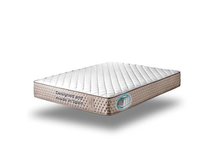 Cecotec Viskoelastische Matratze und Taschenfedern Flow 6790 Hybrid 90x190. Mehrschichtig, Höhe 26 cm, hohe Festigkeit, Unabhängigkeit Liegeflächen, Atmungsaktivität, Doppelseitigkeit Winter/Sommer