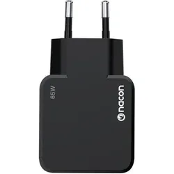 Nacon Gaming AC-Adapter 65W (Switch, Switch 2, Switch Lite, Switch OLED), Weiteres Gaming Zubehör, Schwarz