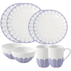 Villeroy & Boch, Geschirrset, Starter-Set 8tlg. Fleur bleu (8 Stk.)