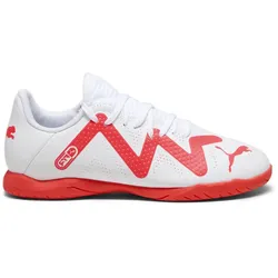 Puma Kinderhallenfußballschuhe Future Play IT Jr. - weiß / 34