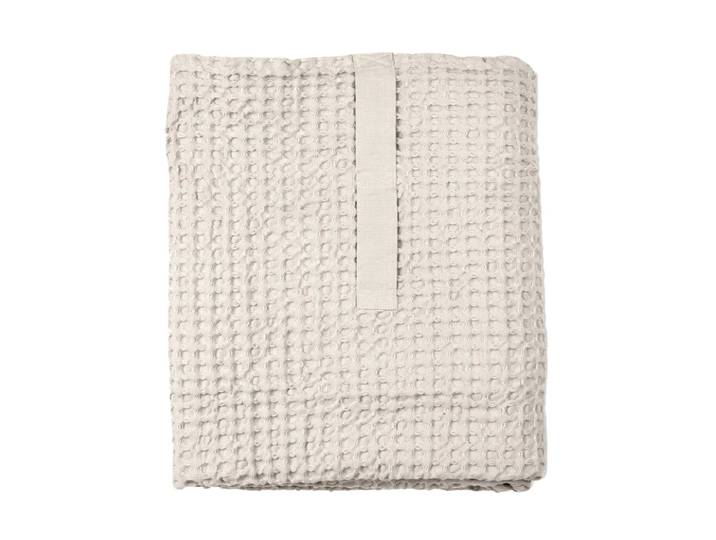 The Organic Company - Big Waffle Badetuch & Decke, 100 x 150 cm, stone