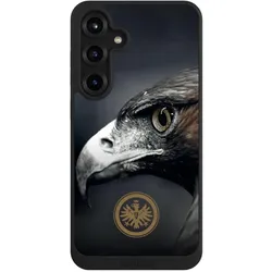 Nivocase Handyhülle für Samsung Galaxy S25+ Hülle NIVOpure Case Schwarz Adler Eintracht Frankfurt (Samsung Galaxy S25+), Smartphone Hülle, Schwarz