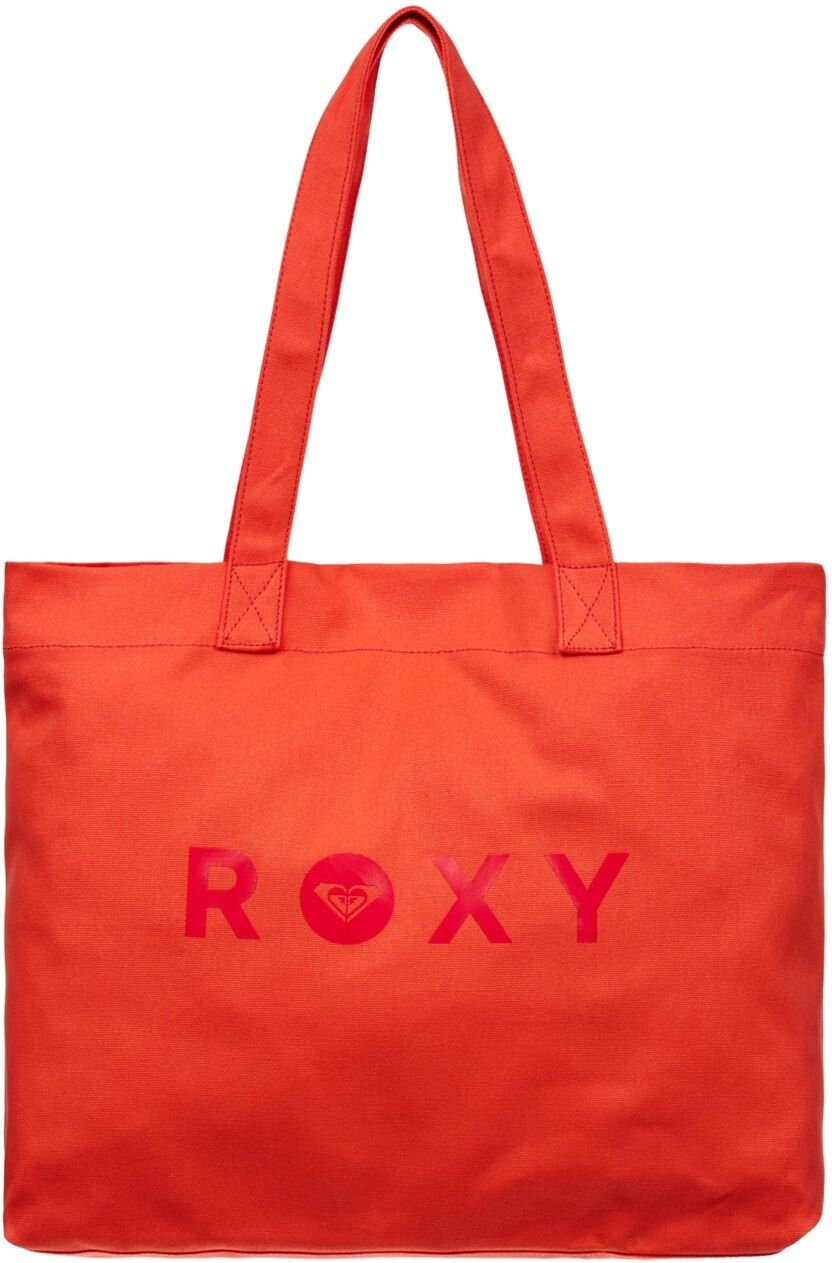Strandtasche ROXY "Go For It", Damen, orange (rot orange), Baumwolle, Taschen Strandtasche
