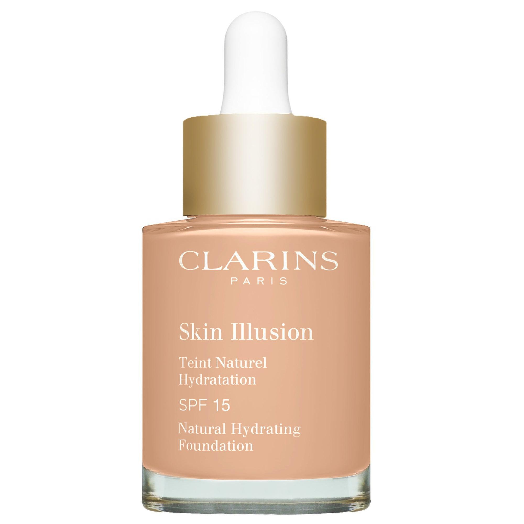 Clarins Skin Illusion Natural Hydrating Foundation SPF15 - Vlekkeloze finish