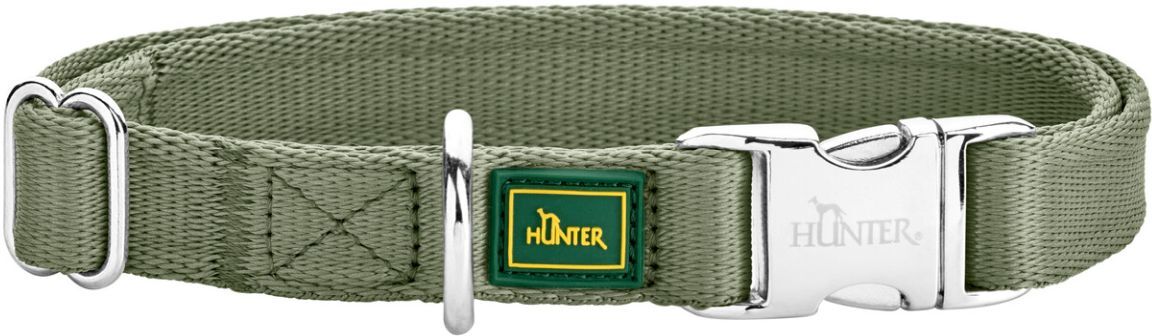 DOG SPORT HUNTER Halsung Inari Alu-Strong M, lindgrün