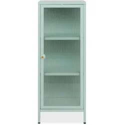Vitrine Milton Stahl Grün Mint