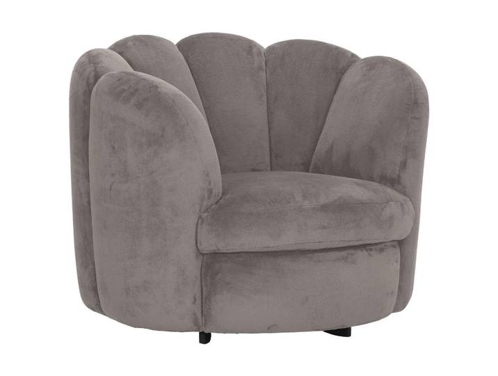 Landscape Cocktailsessel, Grau, Metall, 97x76x90 cm, Stoffauswahl, Sitzfläche 360° drehbar, Wohnzimmer, Sessel, Cocktailsessel