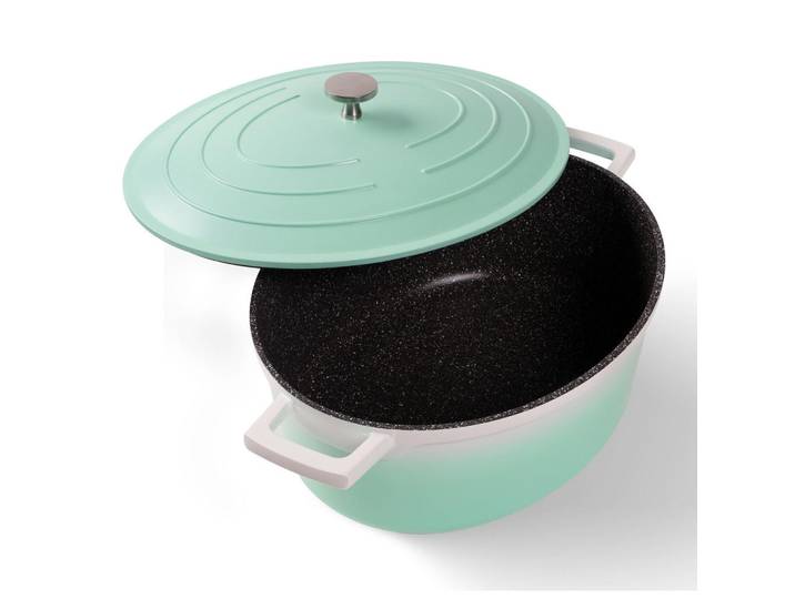 Stoneline Gourmet Bräter, Mintgrün, Metall, Kochgeschirr, Töpfe, Bräter