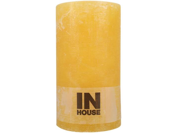Inhouse Zylinderkerze honig 10x18cm