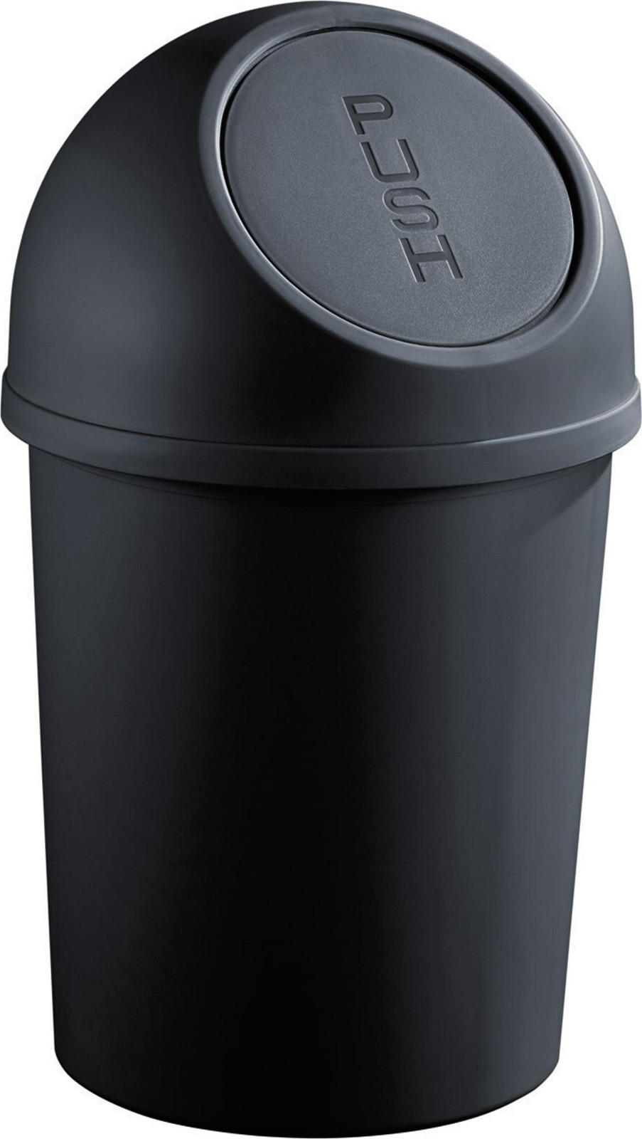Helit Abfalleimer H2401195 rond, 13 liter, zwart
