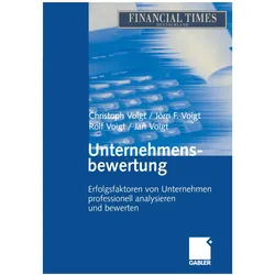 Unternehmensbewertung, Fachbücher von Christoph Voigt
