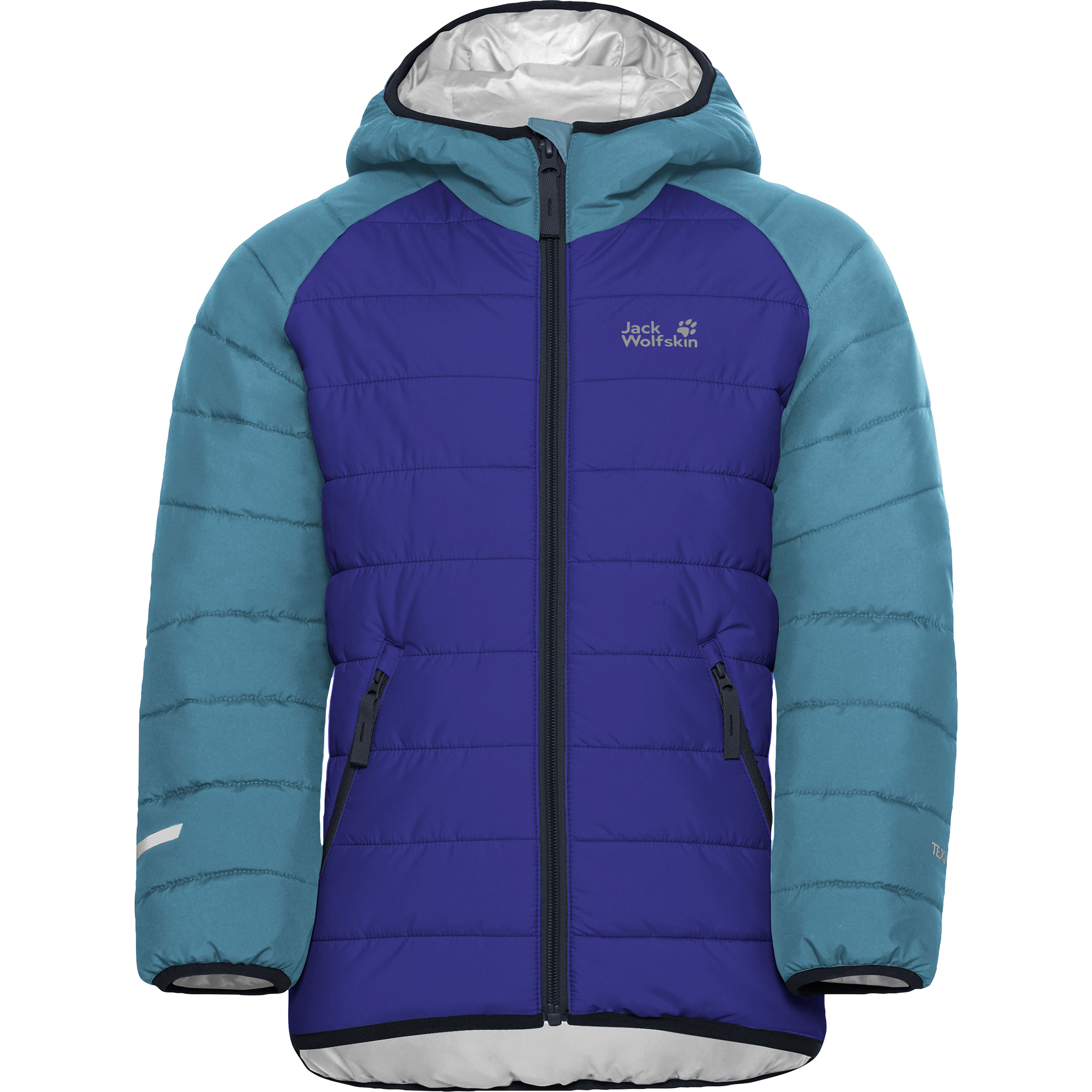 Jack Wolfskin Zenon Kinder Isolationsjacke blau Größe 128 Trekking Isolierend Wasserabweisend