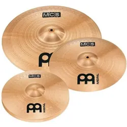 Meinl MCS Beckenset Cymbal-Set 3-teilig 14-16-20 (Becken), Becken