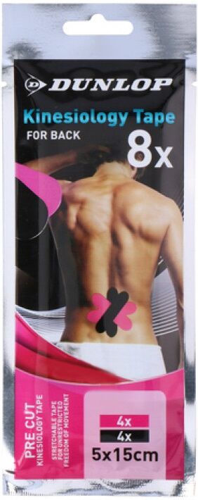 Pack 8x Fita Elástica Kinesiology p/ Costas - DUNLOP