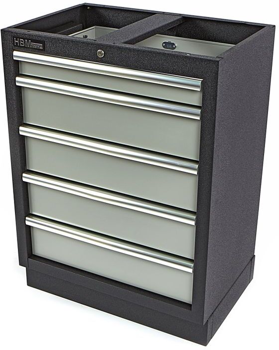 HBM Armadio portautensili professionale 5 cassetti per arredamento officina