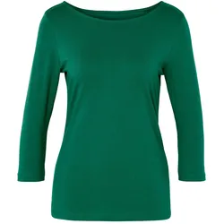 Tchibo - Shirt mit 3/4-Arm - Damen - Gr. L - grün