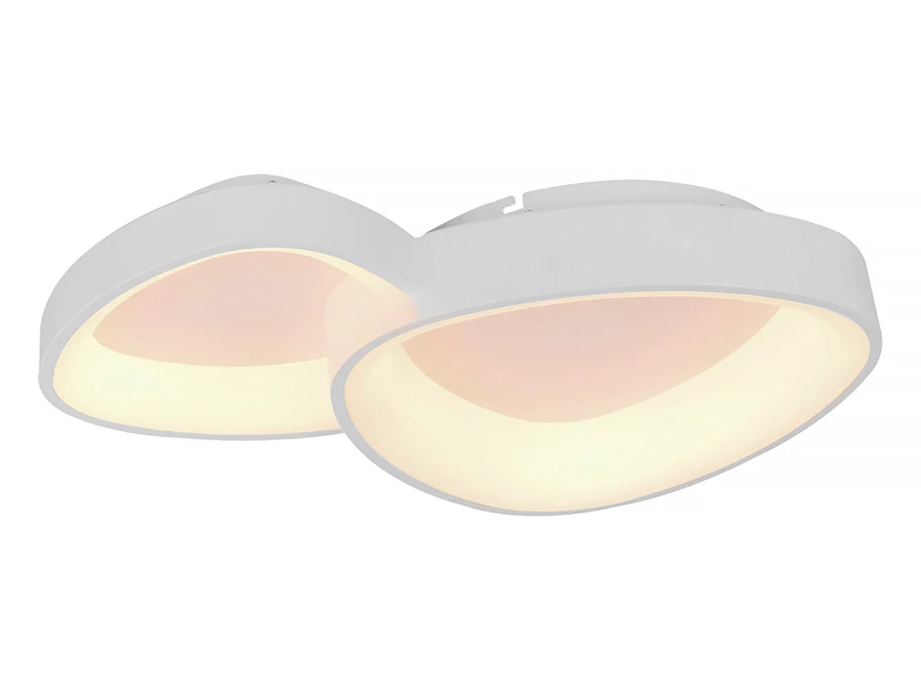 Freelight Organico LED Plafondlamp wit, Breedte: 58 cm