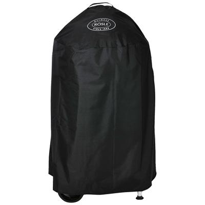 Grill-Schutzhülle RÖSLE "No.1, 25045", schwarz, B:70cm H:130cm L:70cm, Polyester, Planen, für Smoker F50/F50-S, 100% Polyester, Klettverschluss, wasserdicht