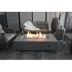 Gardenforma Gas Feuerstelle Colorado Sandstein-Optik grau
