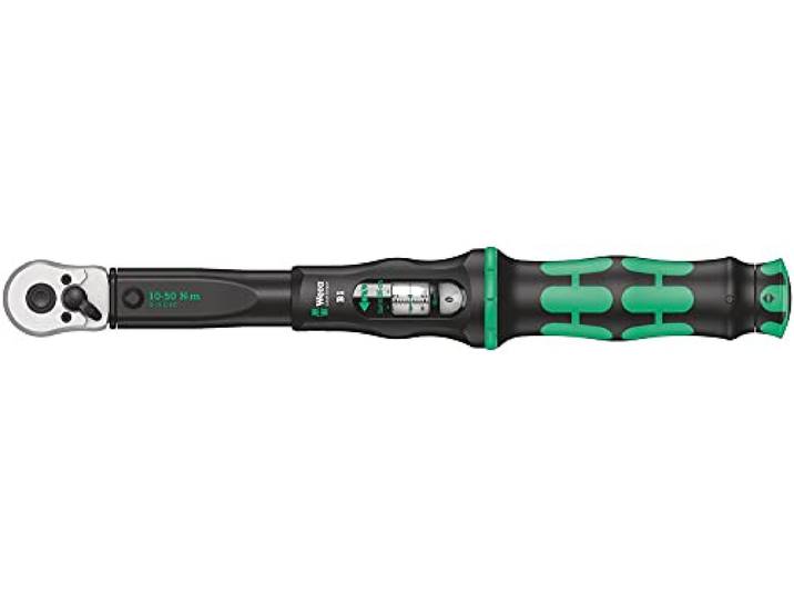 Wera 05075610001 Clé dynamométrique à cliquet Click-Torque B 1\, 3/8\ \, 10-50 Nm Vert