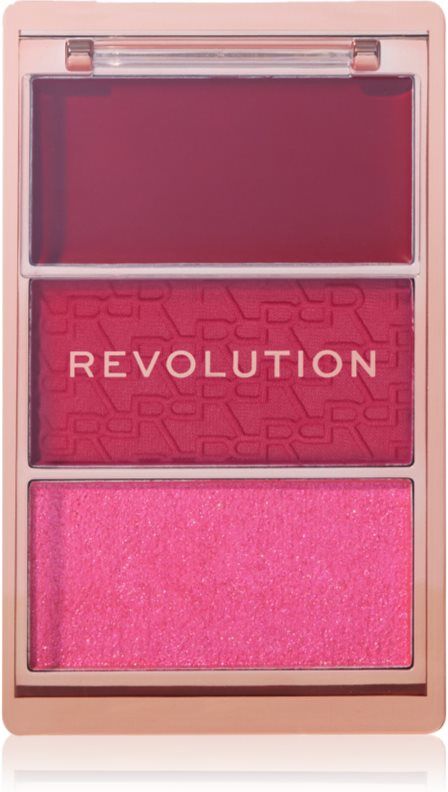 Revolution Blush Icon Palette blusher palette shade My Cherry Truth 9.8 g