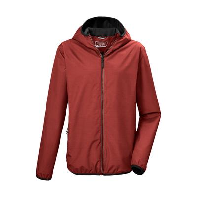 Funktionsjacke KILLTEC "KOS 486 MN JCKT", Herren, Gr. S, rot (ocker), Obermaterial: 100% Polyester.Futter: 100% Polyester, Jacken Funktionsjacke, Herren Funktionsjacke: leicht, wasser- und winddicht, atmungsaktiv