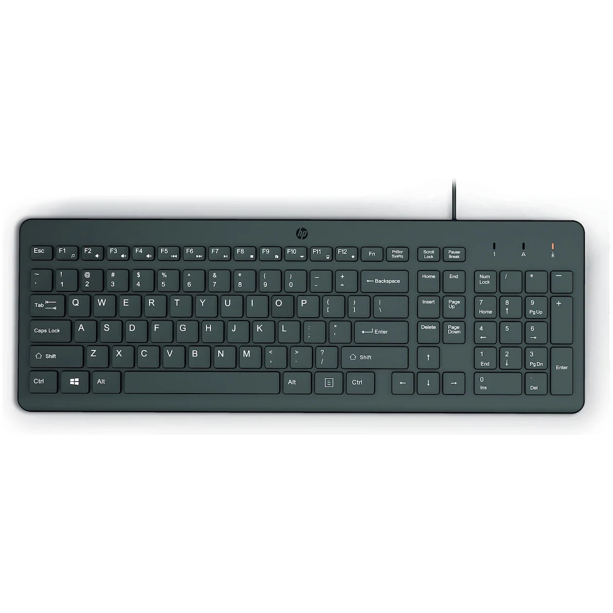 HP 150 Bekabeld Toetsenbord Zwart USB QWERTY