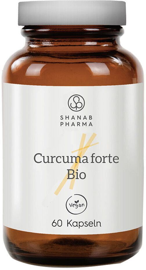 Shanabpharma Curcuma Forte Bio+Bioperine vegan Kapseln 60 St