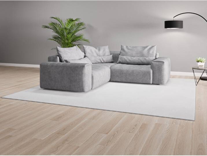 Ecksofa Denver Nr. 2 - Grau (Dunkelgrau) - Cordstoff