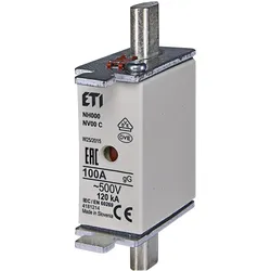 3x Eti, Sicherung, 004181214 Sicherungseinsatz (NH000 (100 A)