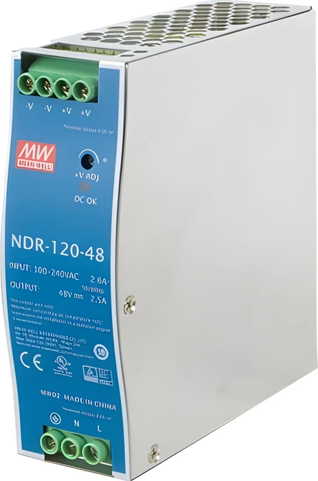 Planet Technology Din-Rail Power Supply (PWR-120-48) 120 watts, 48V,