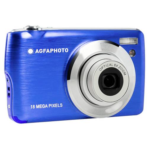 AgfaPhoto Realishot DC8200 Digitalkamera 18 Megapixel Opt. Zoom: 8 x Blau inkl. Akku, inkl. Tasche Full HD Video, Integrierter