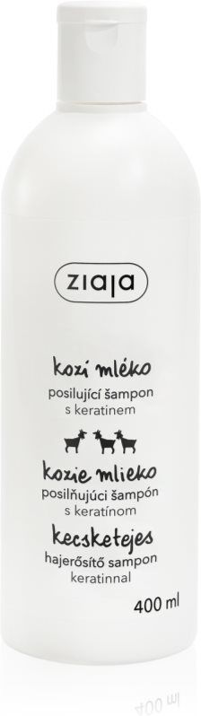 Ziaja Goat's Milk shampoing fortifiant pour cheveux secs et abîmés 400 ml