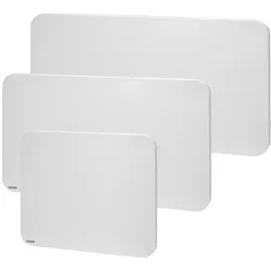 VASNER Citara M Plus Infrarotheizung 450 Watt rund weiß, Flächenheizung Metall, IP44 Schutz vor Spritzwasser / Feuchtigkeit
