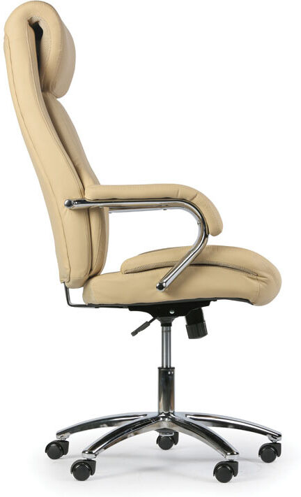 B2B Partner Echtleder-Chefsessel NEXUS, beige