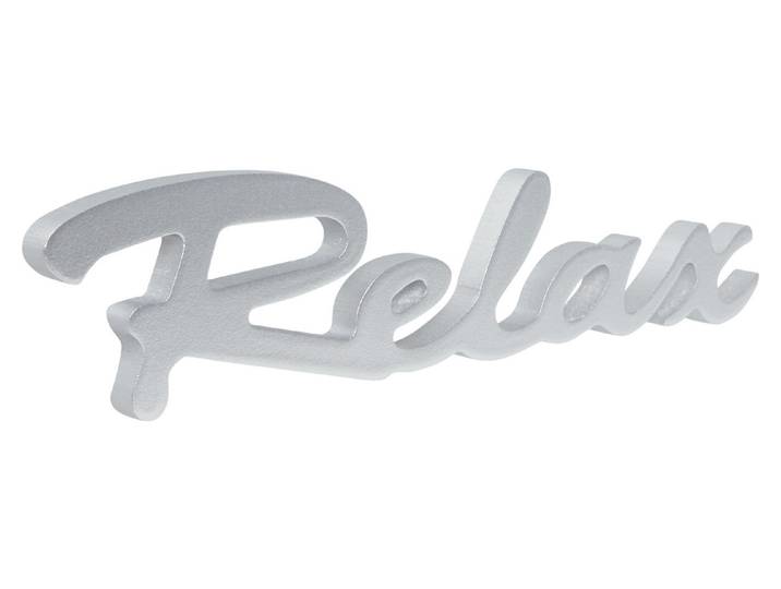 Schriftzug magnetis. Relax silber