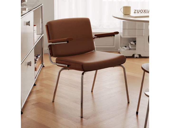 Chaise de dossier design en bois massif pour la maison chaises de salle à manger du milieu du siècle chaise de café vintage simple place pour cuisine/restaurant