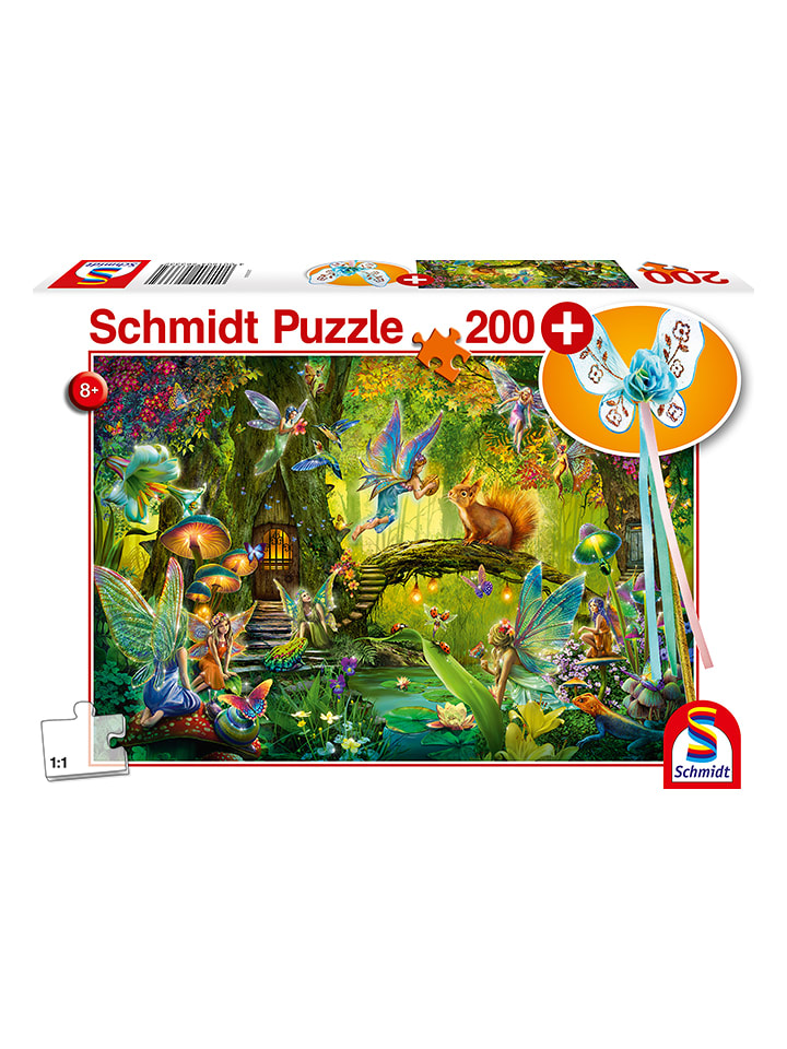 Schmidt Spiele 200tlg. Puzzle "Feen im Wald" - ab 8 Jahren - onesize