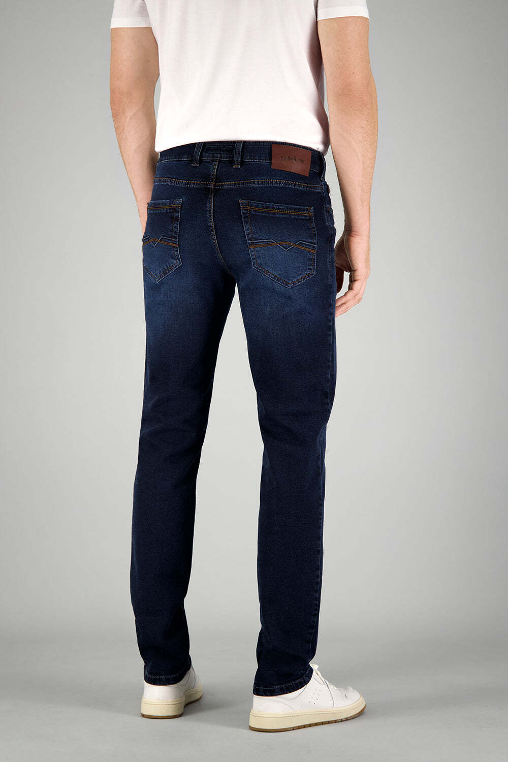 Regular-fit-Jeans ATELIER GARDEUR "Atelier GARDEUR Jeans BATU-2", Herren, Gr. 48, Länge 32, blau, Obermaterial: 78% Baumwolle CO. 20% Baumwolle CO recyc.. 2% Elasthan EL., Jeans Regular-fit-Jeans blau 48, Länge 32