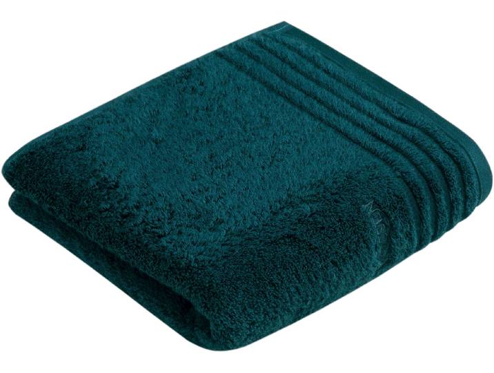 Handtuch VOSSEN Vienna Style Supersoft , grün (petrol), B:50cm L:100cm, Webfrottier, Baumwolle, Handtücher, Handtuch, Supersoft Baumwolle