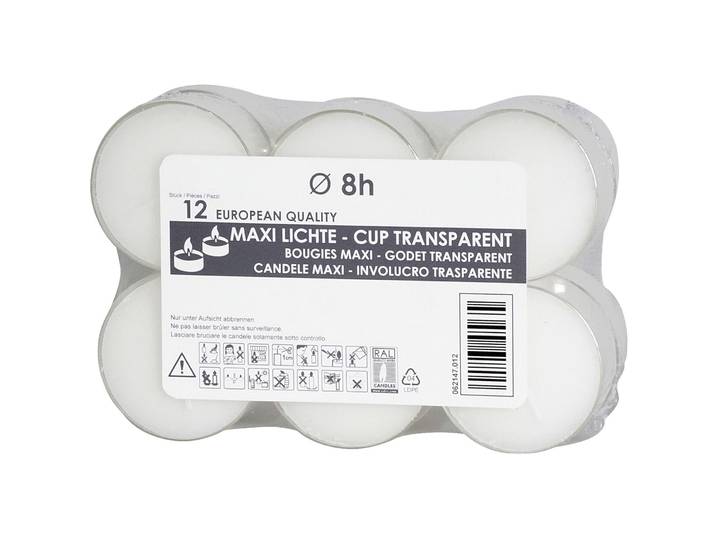 Beleuchtung Basic weiss Wachs B 11 cm