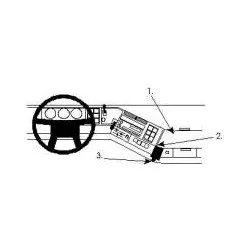 BRODIT 852077 ProClip Halterung - für Volvo FH / FM / NH series 1994 - 2002